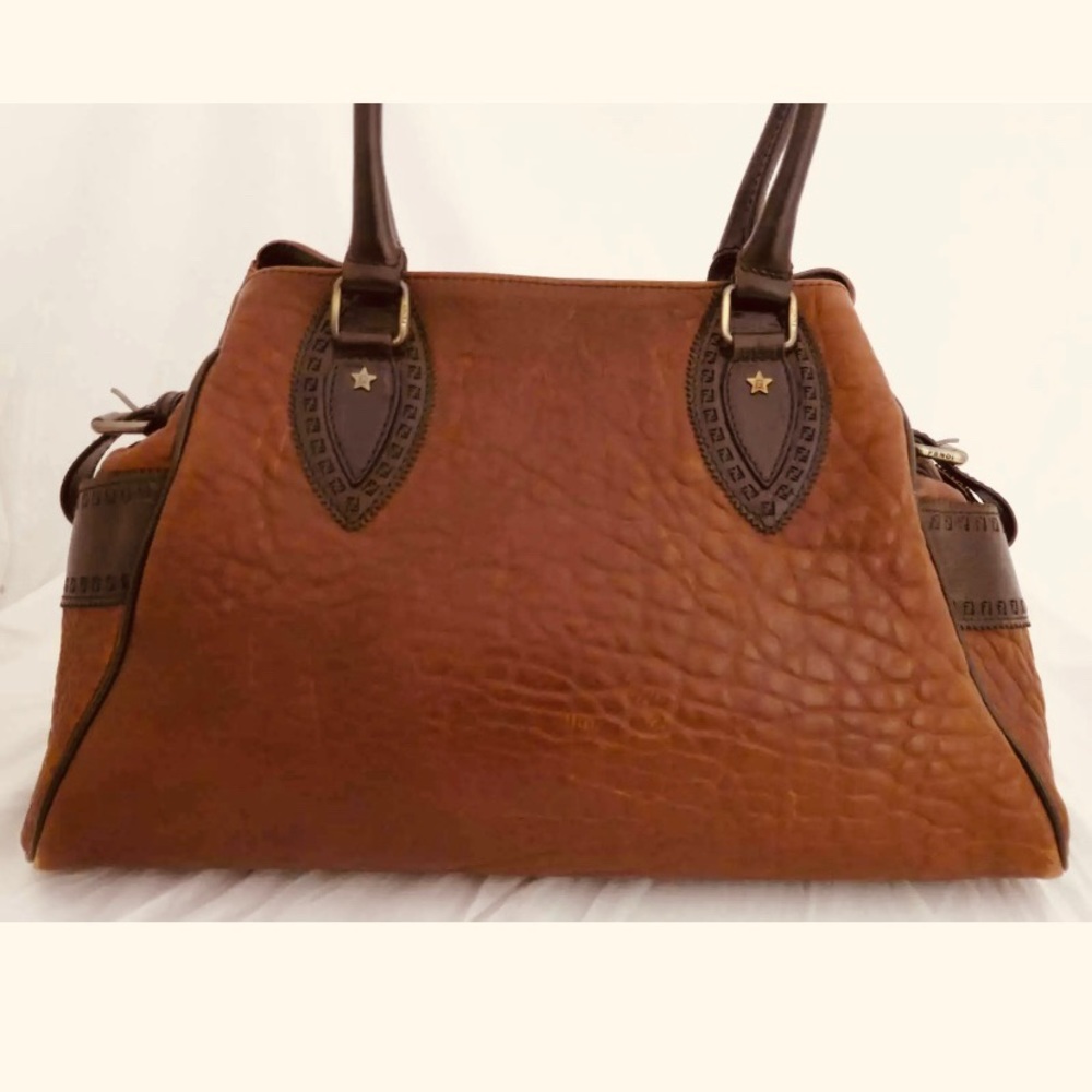 FENDI Du Jour Leather Bag Purse